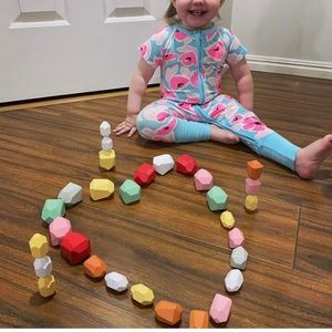 Montessori inspired wooden blocks. Perfect GIFT 🎁 20 blocks new in the b…